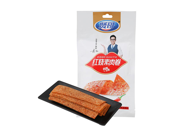 贤哥红烧素肉卷 109G